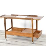 Midcentury Extending Teak Drinks Trolley / Hostess.