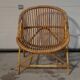 Adult vintage rattan armchair