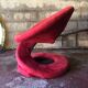Jaymar Sculptural Post Modern Armchair with Red Spiral Ribbon, 1980s