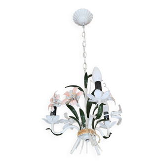Floral style chandelier
