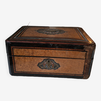 Large Napoleon III jewelry chest