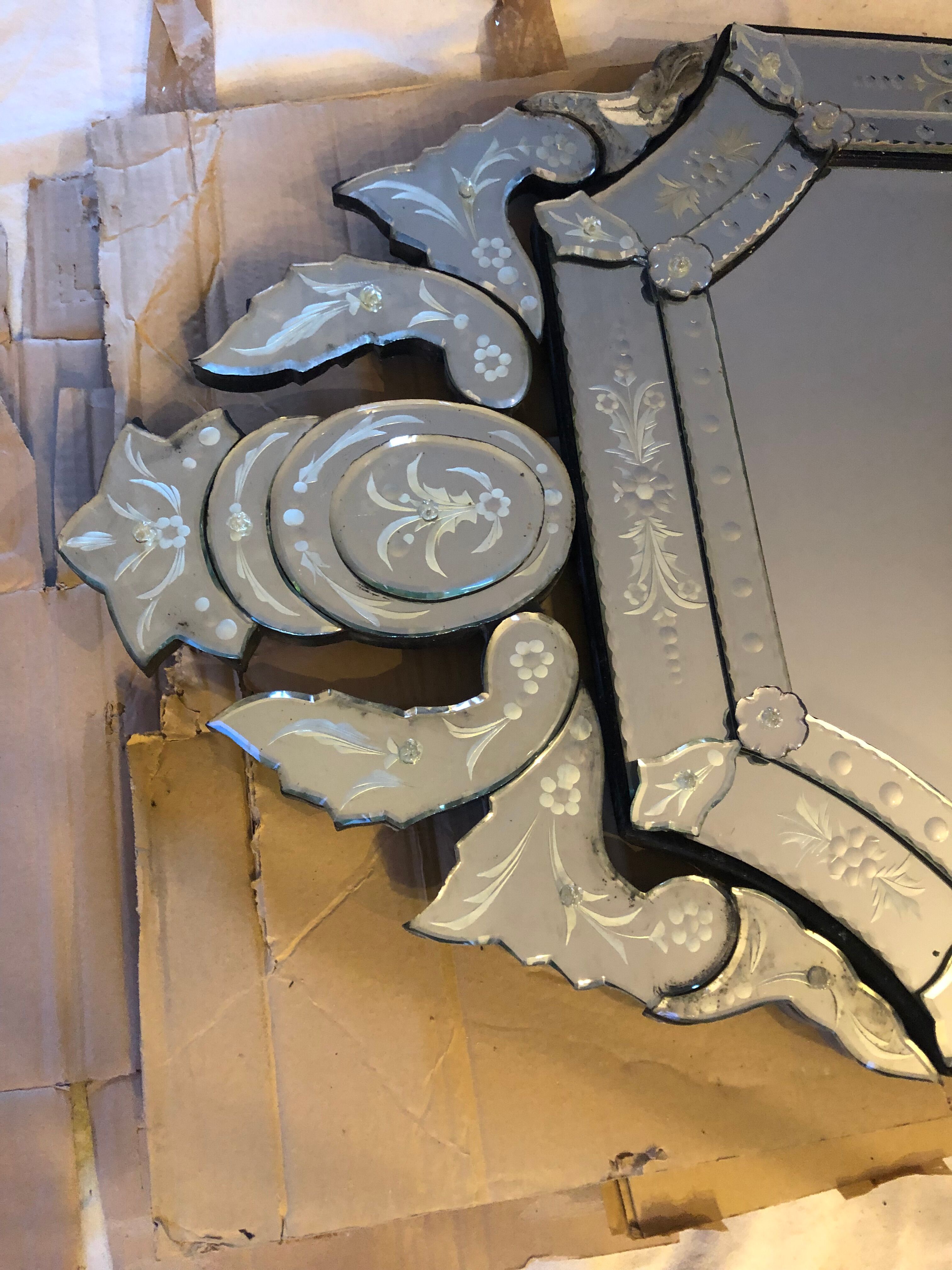 Ancient Venetian mirror