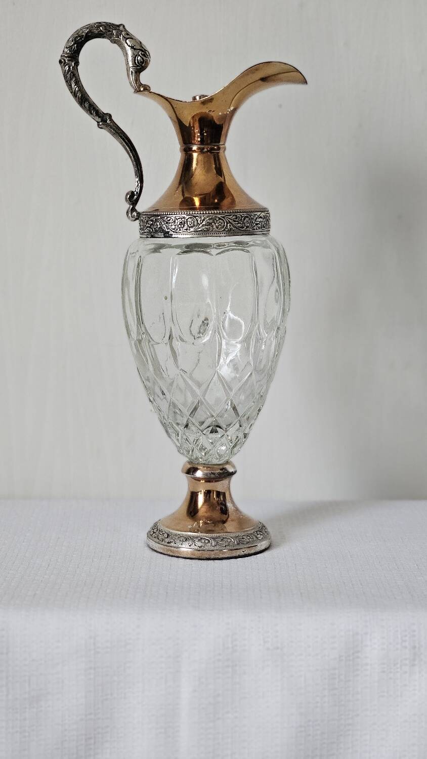 Vintage silver-plated Italian carafe