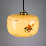 Suspension en verre vintage