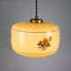 Vintage glass pendant light