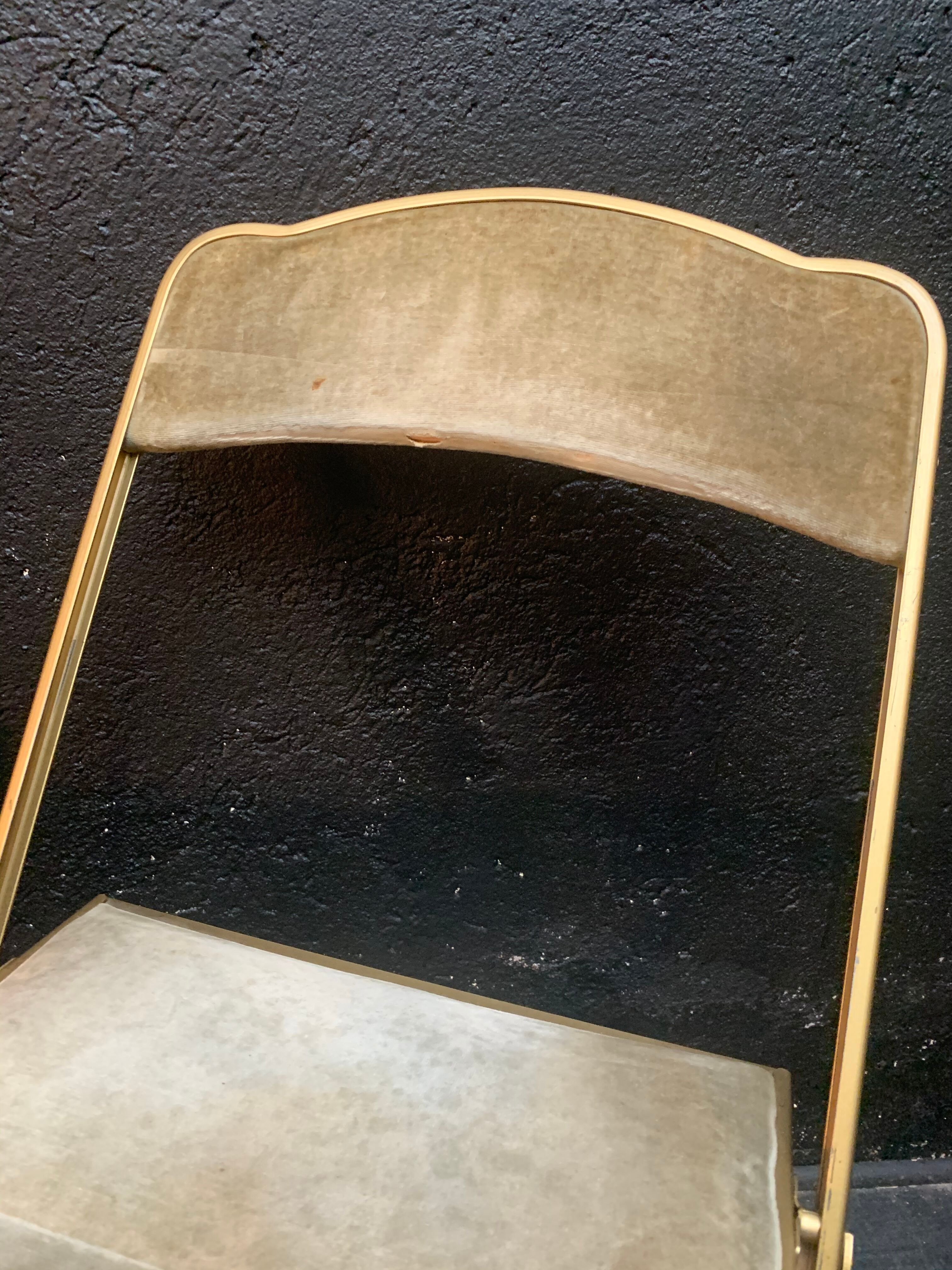 Pair of folding chairs from the 60s