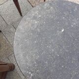 Ancient Gueridon with marble top side table empire style
