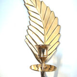 Candlestick sheet gold brass