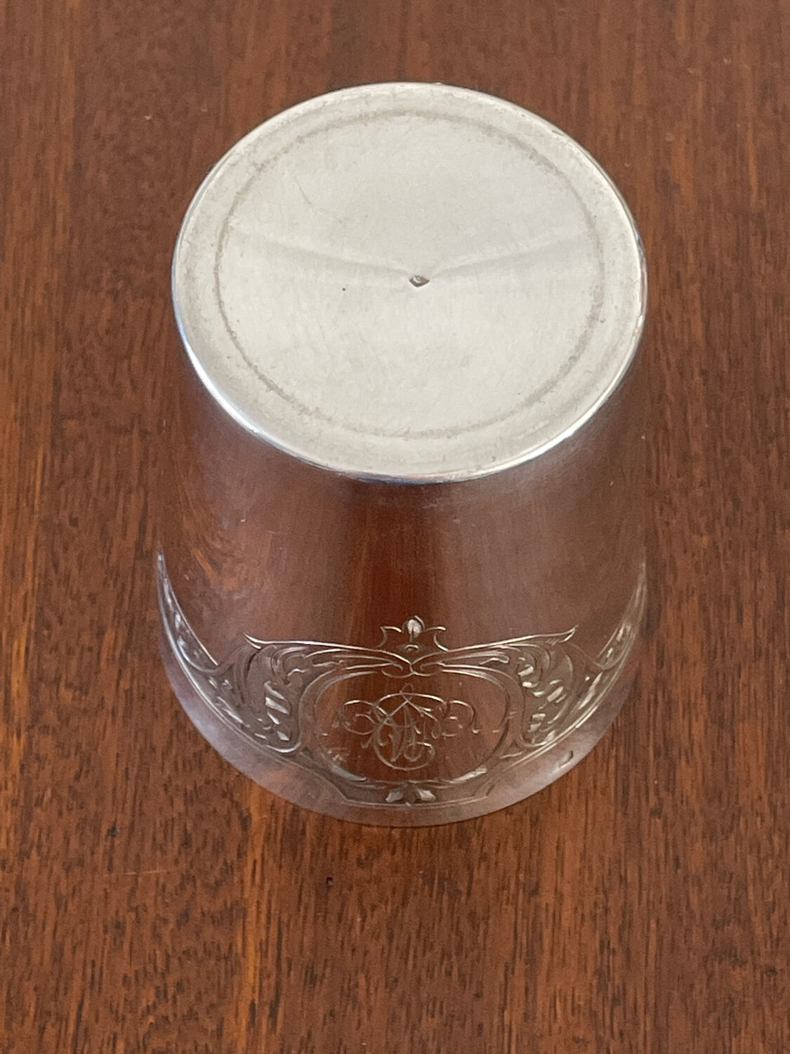 Sterling silver timpani, 1900s