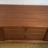 buffet danois en teck rétro vintage du milieu du siècle par Bramin – Design