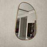 Handcrafted copper mirror