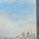 Oil painting on canvas signed seascape
