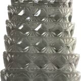 Coffret de 12 portes couteaux cristal