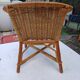 Fauteuil enfant Bambou Rotin Vintage