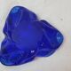 Murano ashtray royal blue glass paste