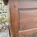 Chest , old 18th century oak