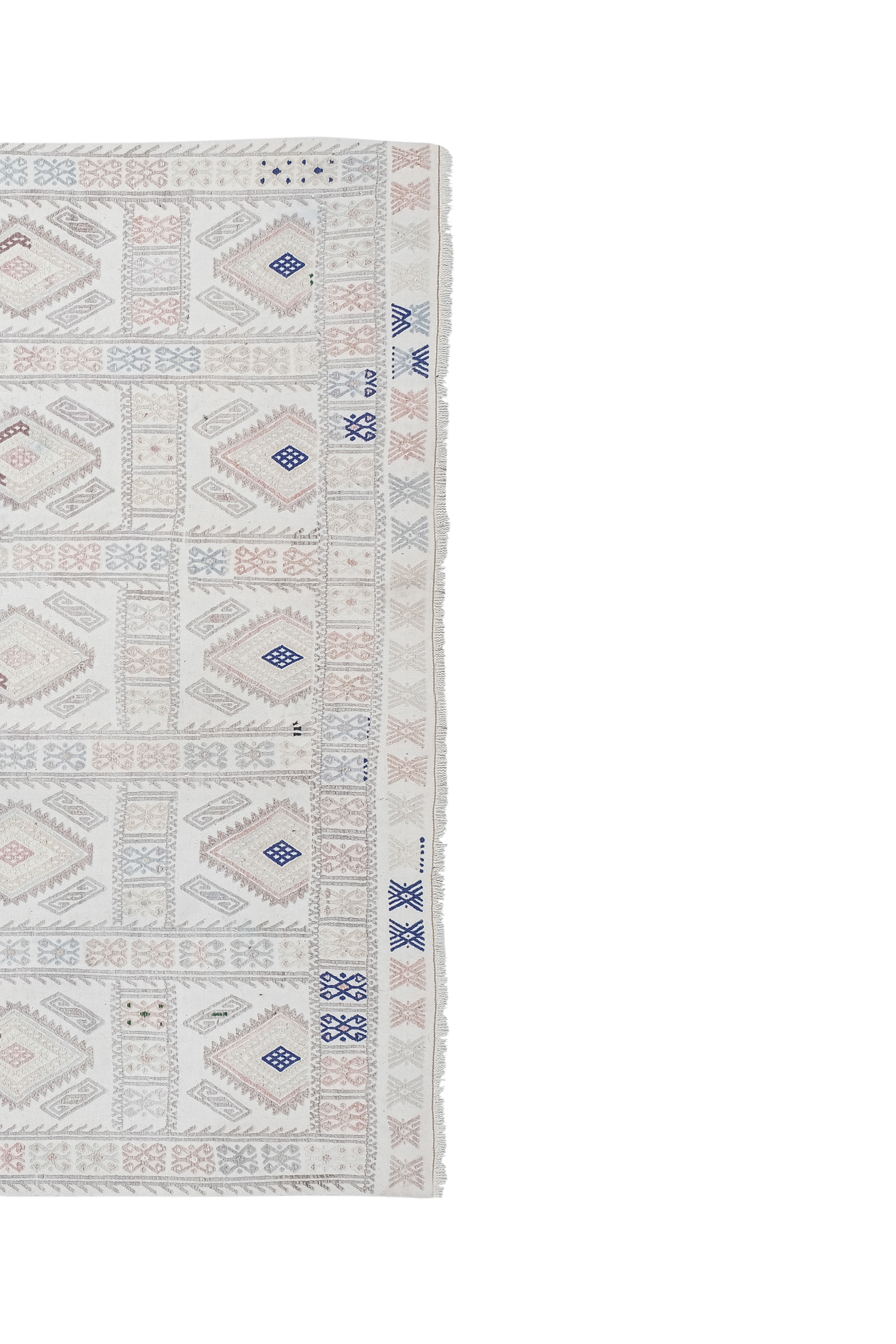 Vintage Turkish rug from Oushak, hand-woven 156x216 cm