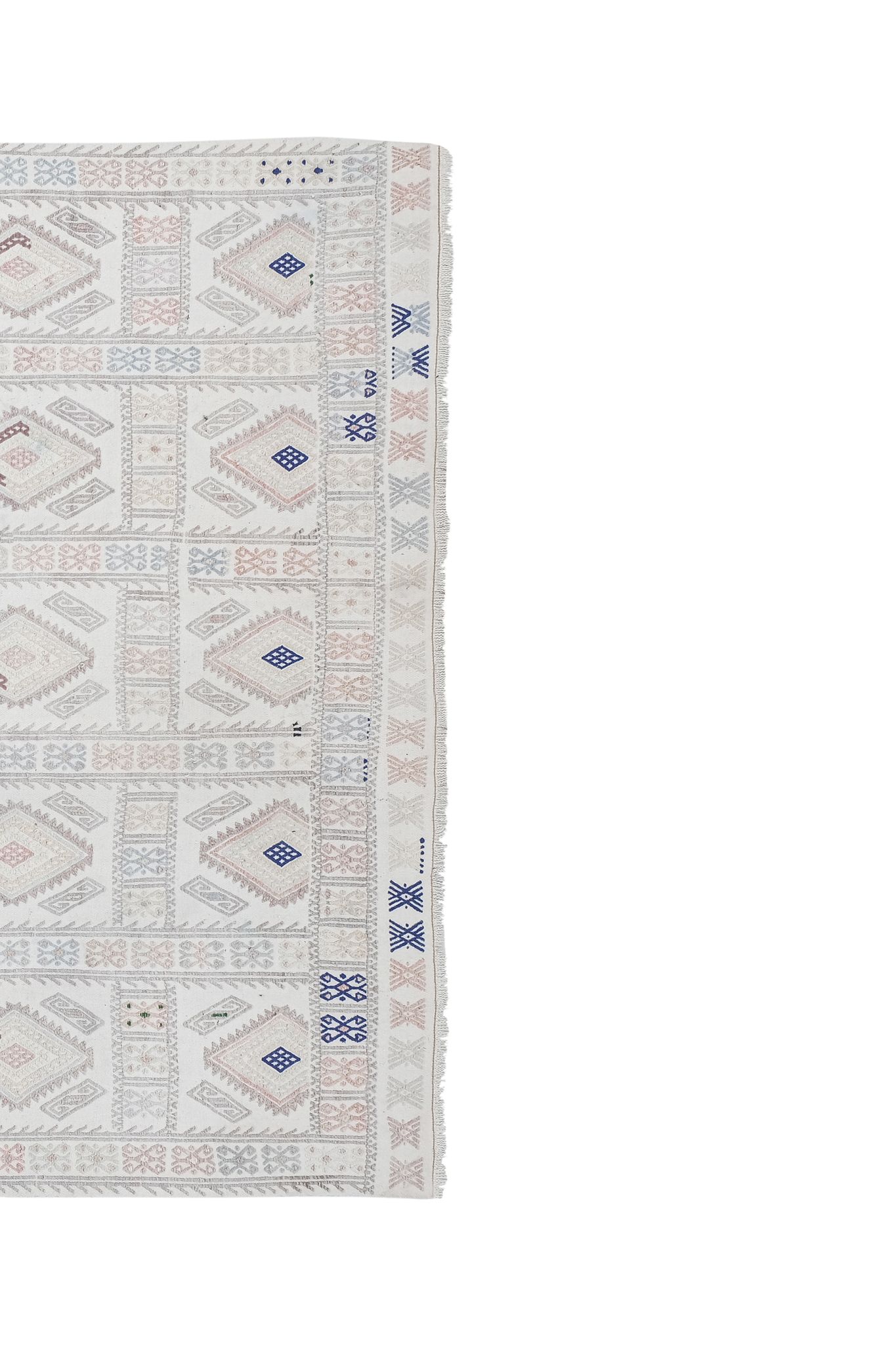 Vintage Turkish rug from Oushak, hand-woven 156x216 cm