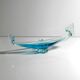 Murano Glass Ash Tray in Gondola Shape -1980s