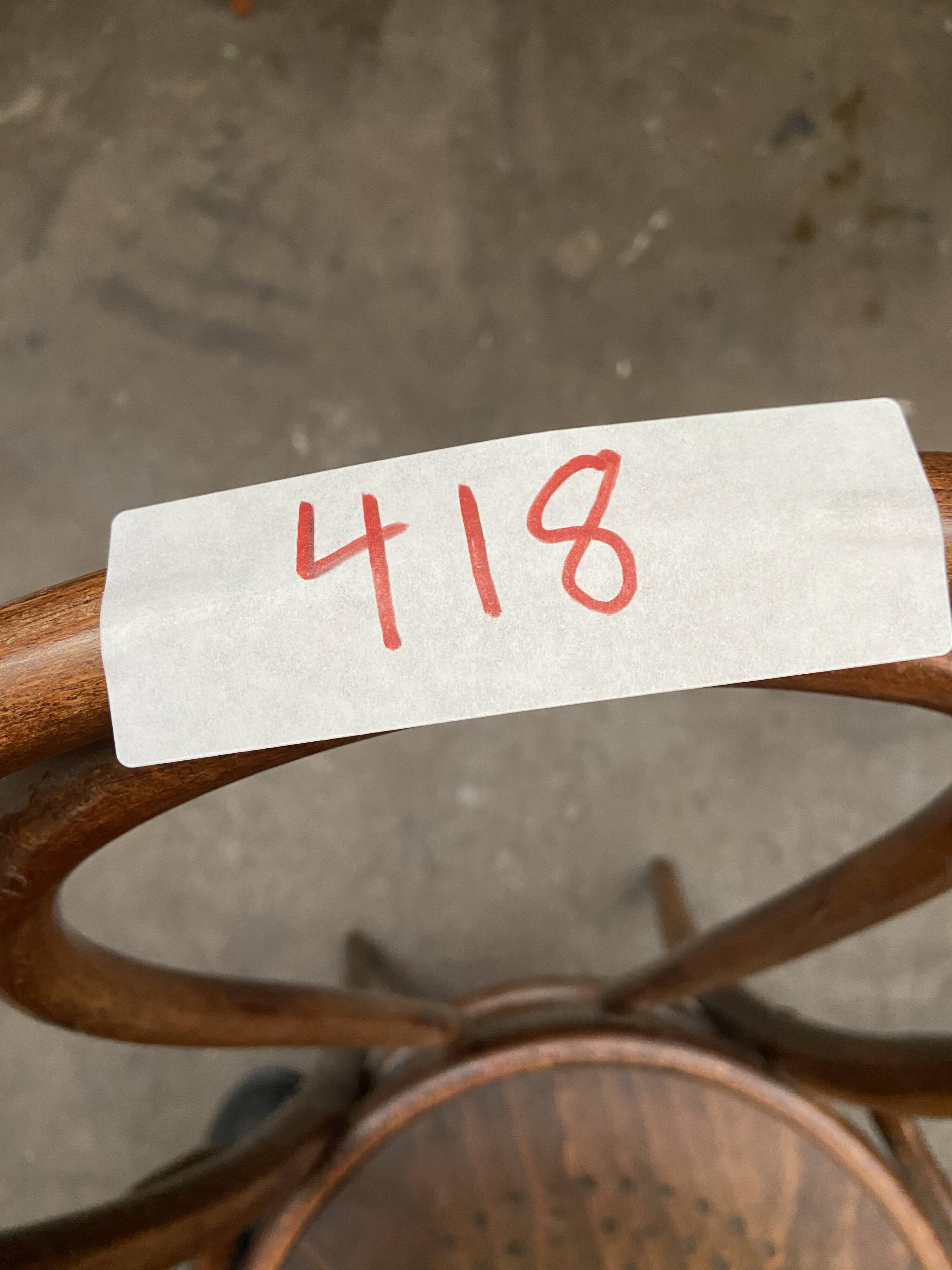 Chaise bistrot café 1920s thonet fischel bois courbé