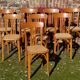 Lot of Stella cane chairs