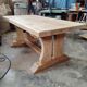 Table monastère avec 1 rallonge  éclaircie