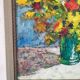 Peinture à l'huile - Bouquet de P. Monnet