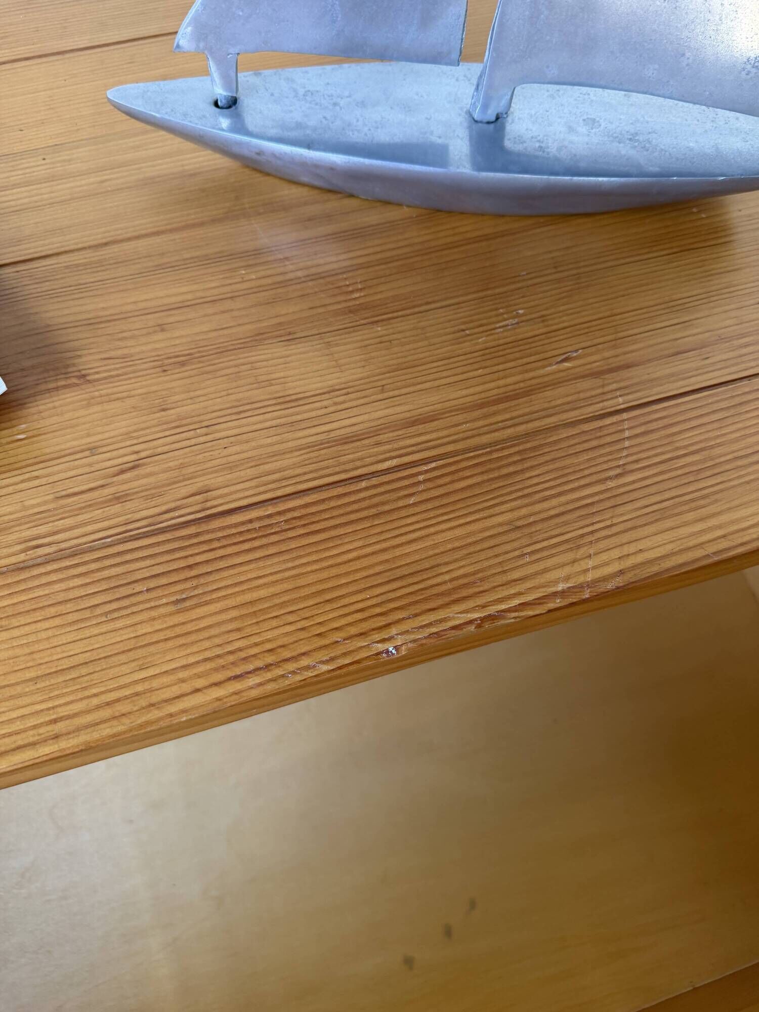 Bedside cabinet pine Maison Regain