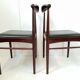 Suite de 6 chaises scandinaves 1960
