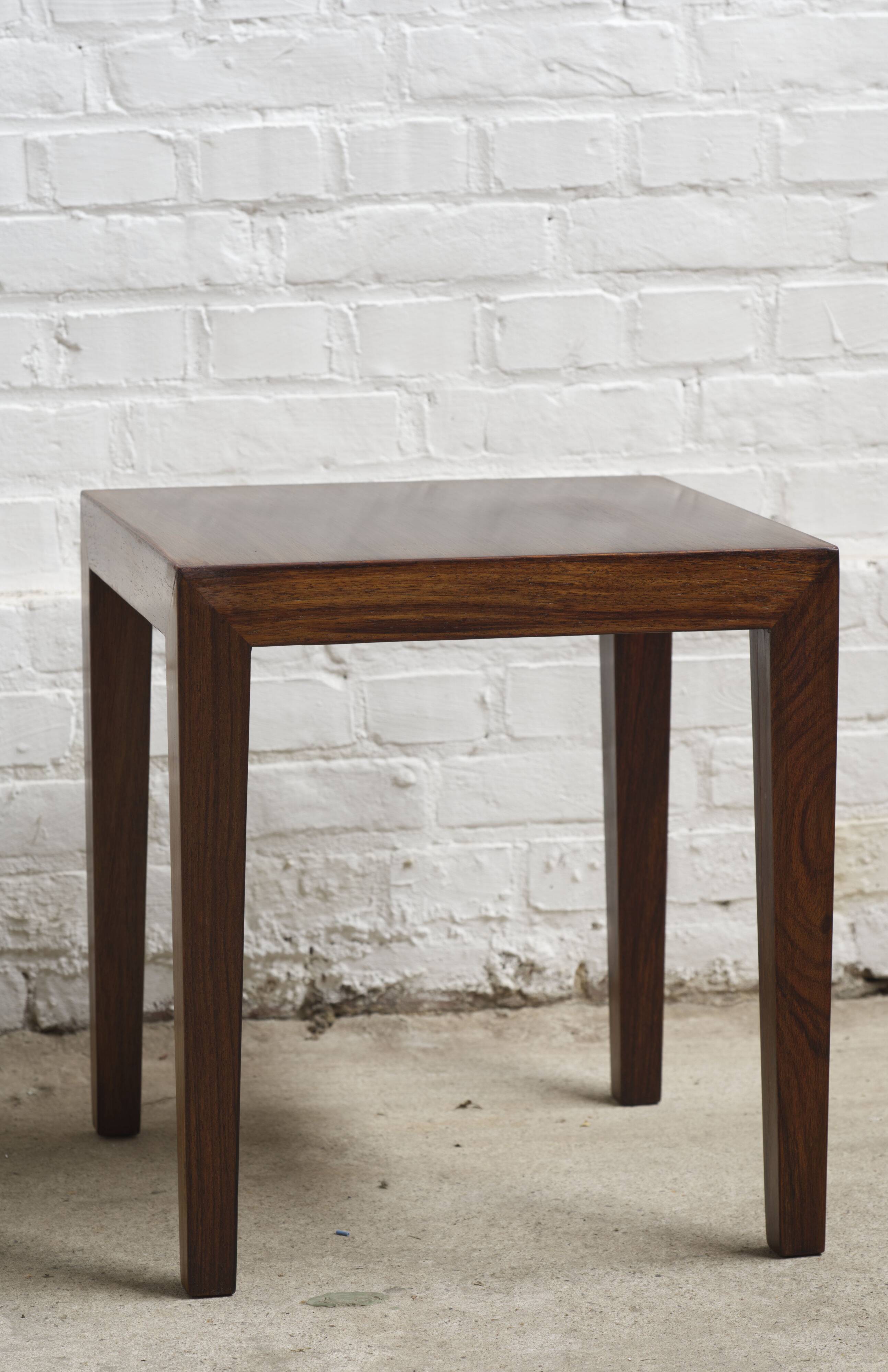Table d'appoint en teck de Severin Hansen, années 1960