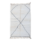 Traditional handmade beni ouarin rug size 150 x 250 cm