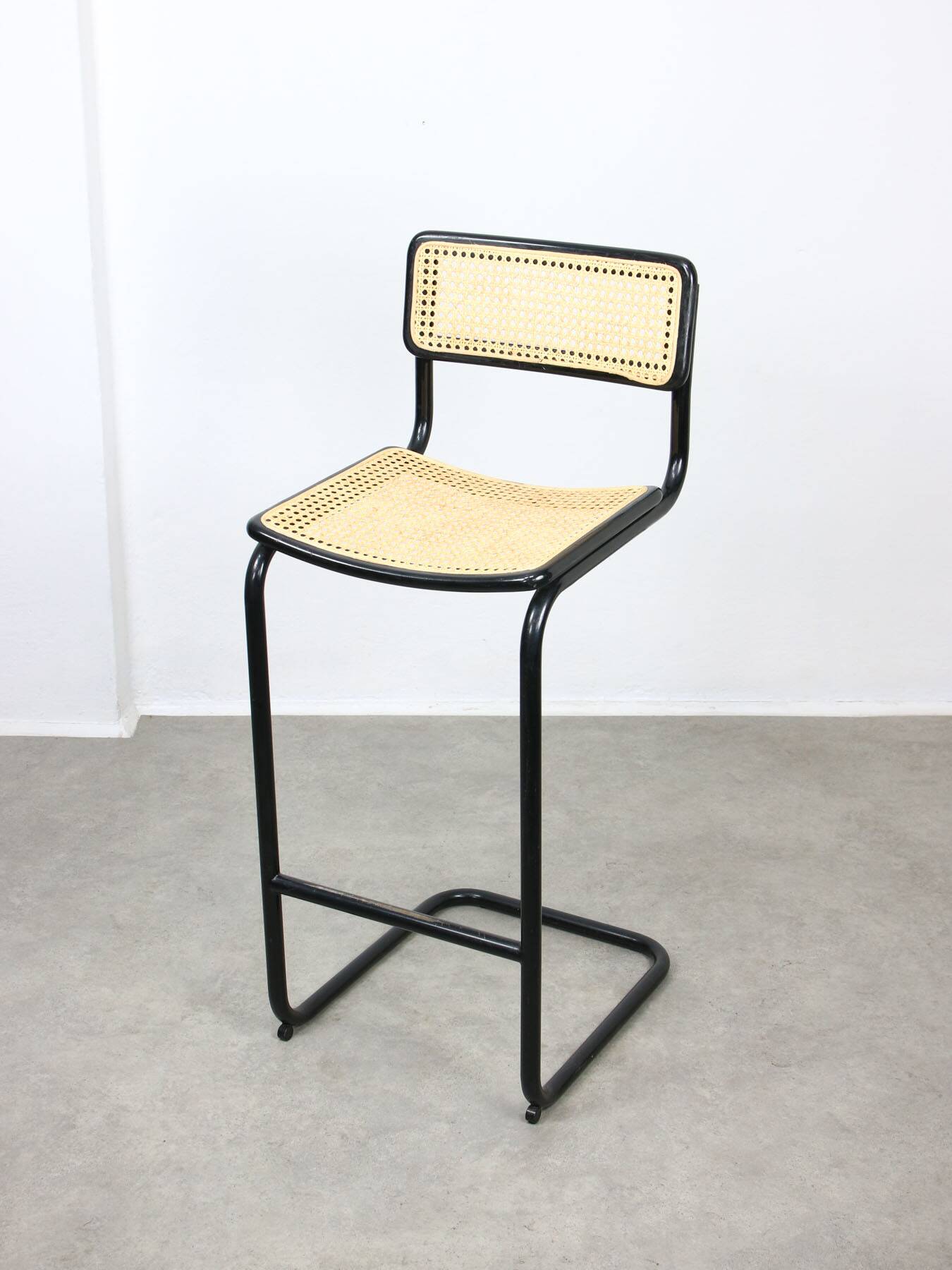 Pair of vintage Cesca Bar Chairs by Marcel Breuer