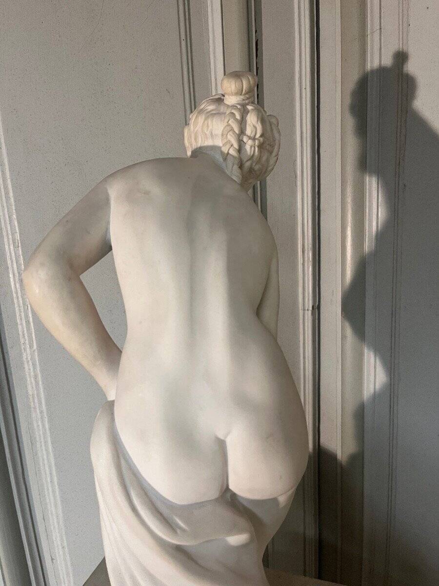 "Venus at Bath" sculpture by Dal Torrione, 20th century.