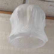 Art Deco portable lamp in glass paste - mid 20th century