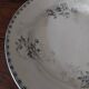 Round serving dish iron earth Ht Boulenger & Cie Choisy le Roi decor Roscoff