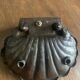 Wolf-shaped catchall in pewter