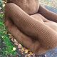 Vintage corduroy armchair