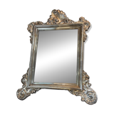 Silver Table Mirror on a Wooden Core, Venice, Circa 1750
