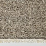 Tapis Kilim turc vintage marron uni 8x10, 255x322 cm