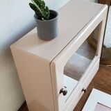 Vintage powder pink medicine cabinet