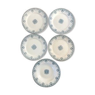 Series of old plates "Terre de fer "