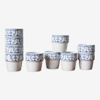 Blue mugs from Saks Jäger Eisenberg, 1970s