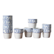 Blue mugs from Saks Jäger Eisenberg, 1970s