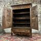 Wardrobe in walnut and burr walnut from louis xv xviii eme century