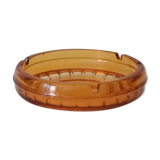 Vintage amber ashtray 60-70s