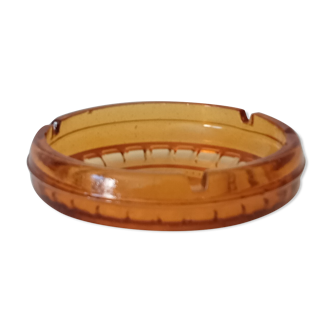 Vintage amber ashtray 60-70s