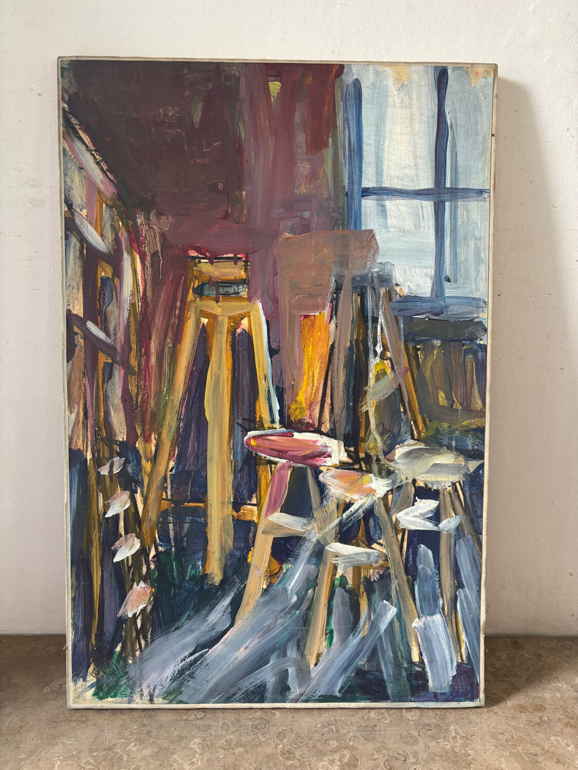 Painter's studio signed 1989