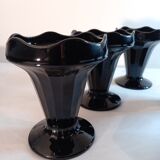 5 dessert cups ice cream sorbet octime luminarc arcoroc vintage 1980
