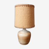 Lampe grès et jute 70'