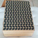 Decorated wooden box